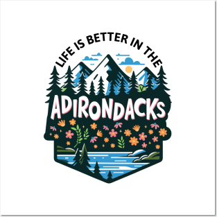 Life is Better in the Adirondacks Graphic Posters and Art